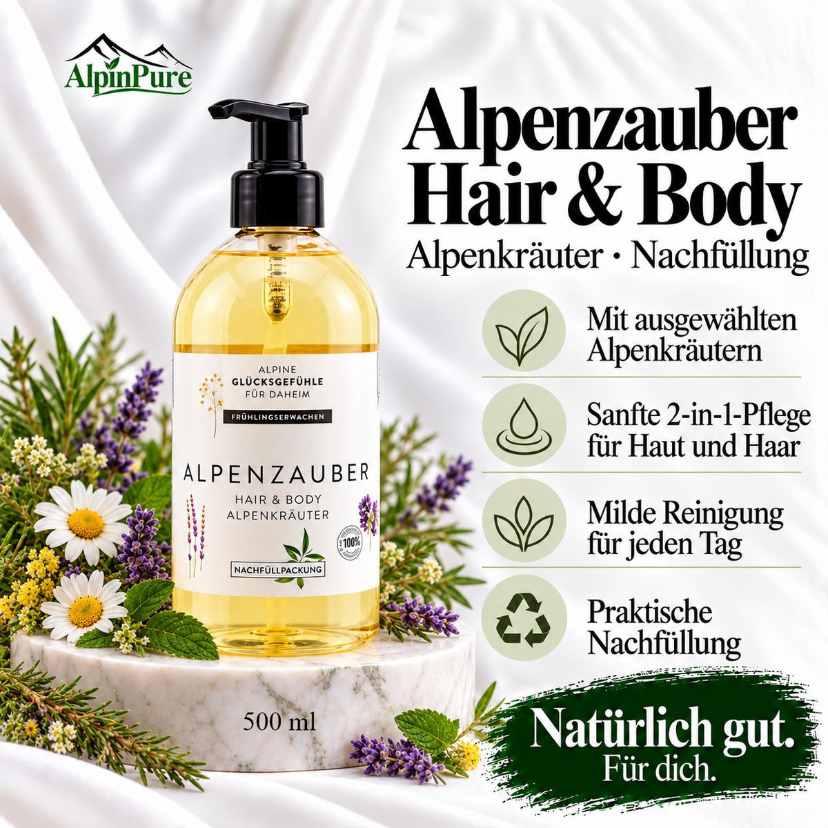 Alpine Alpenzauber Hair & Body Nachfüllung