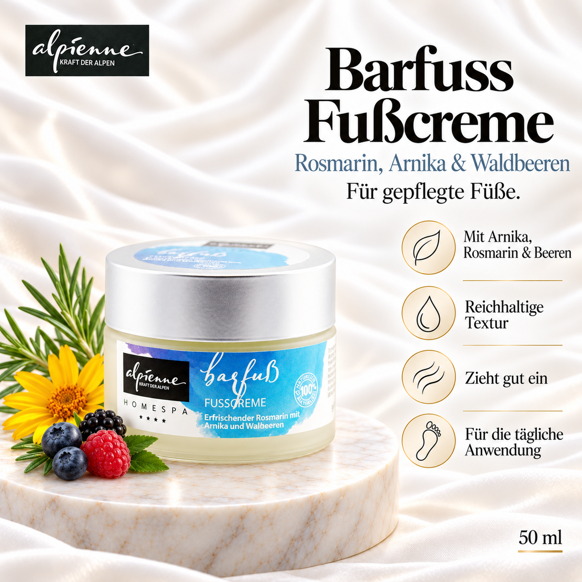 Alpienne Barfuss Fußcreme