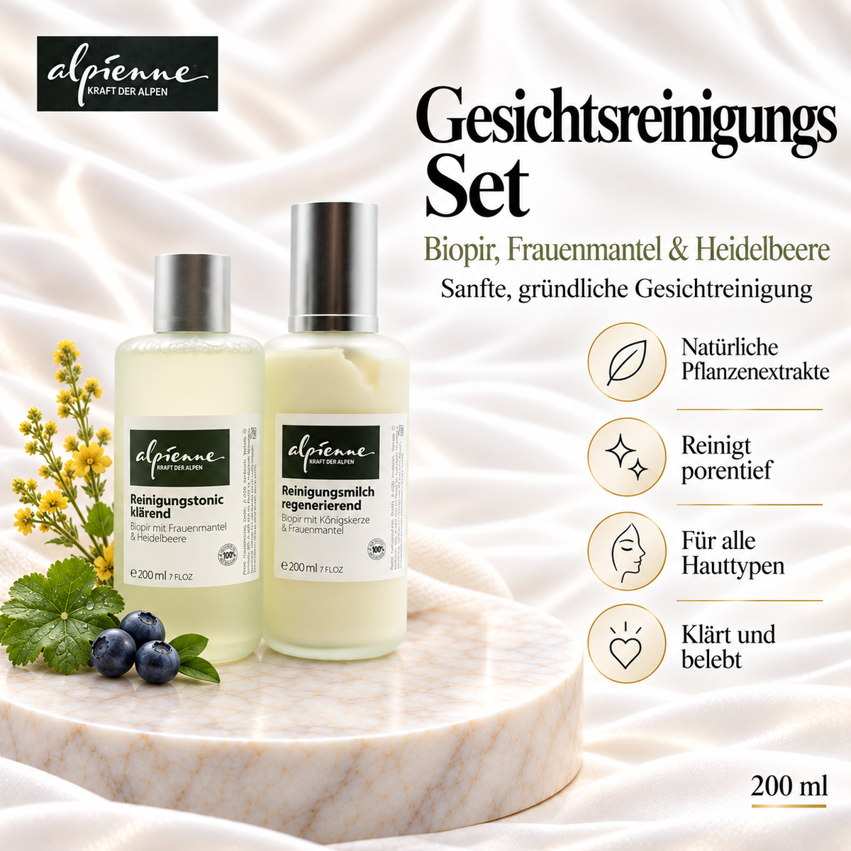 Alpienne Gesichtsreinigungs Set