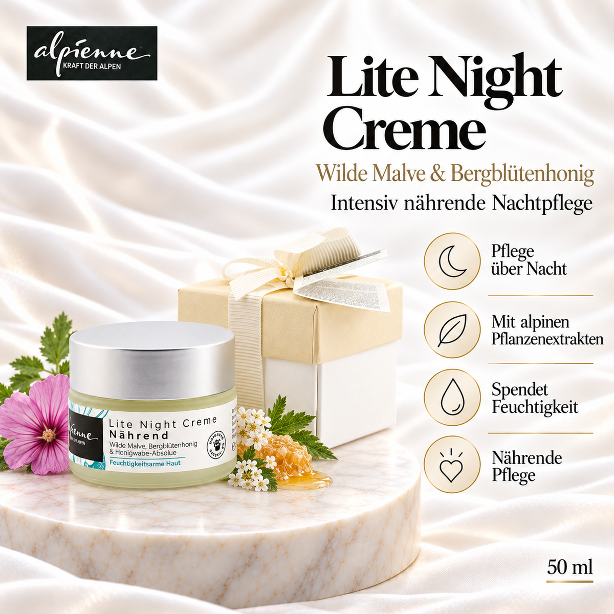 Alpienne Lite Night Creme (Nährend)