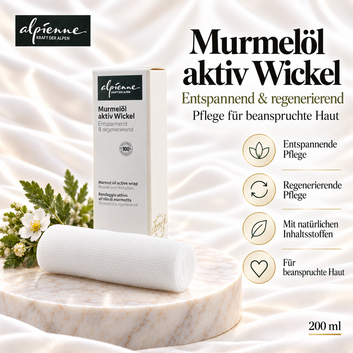 Alpine Murmelöl Aktiv Wickel