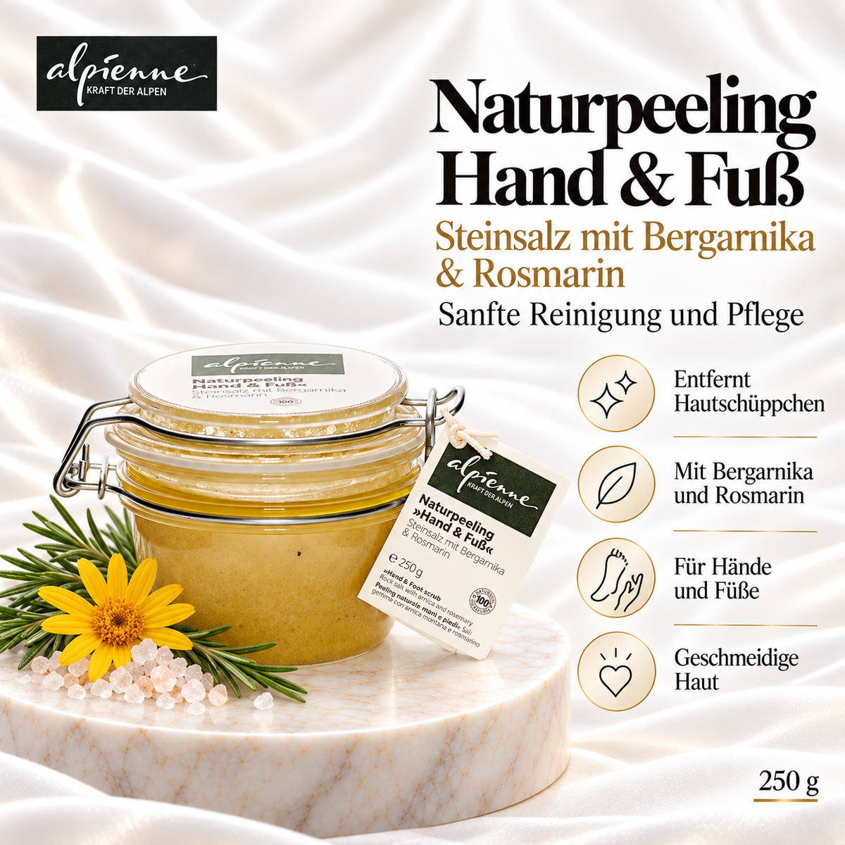 Alpienne Naturpeeling »Hand & Fuß«