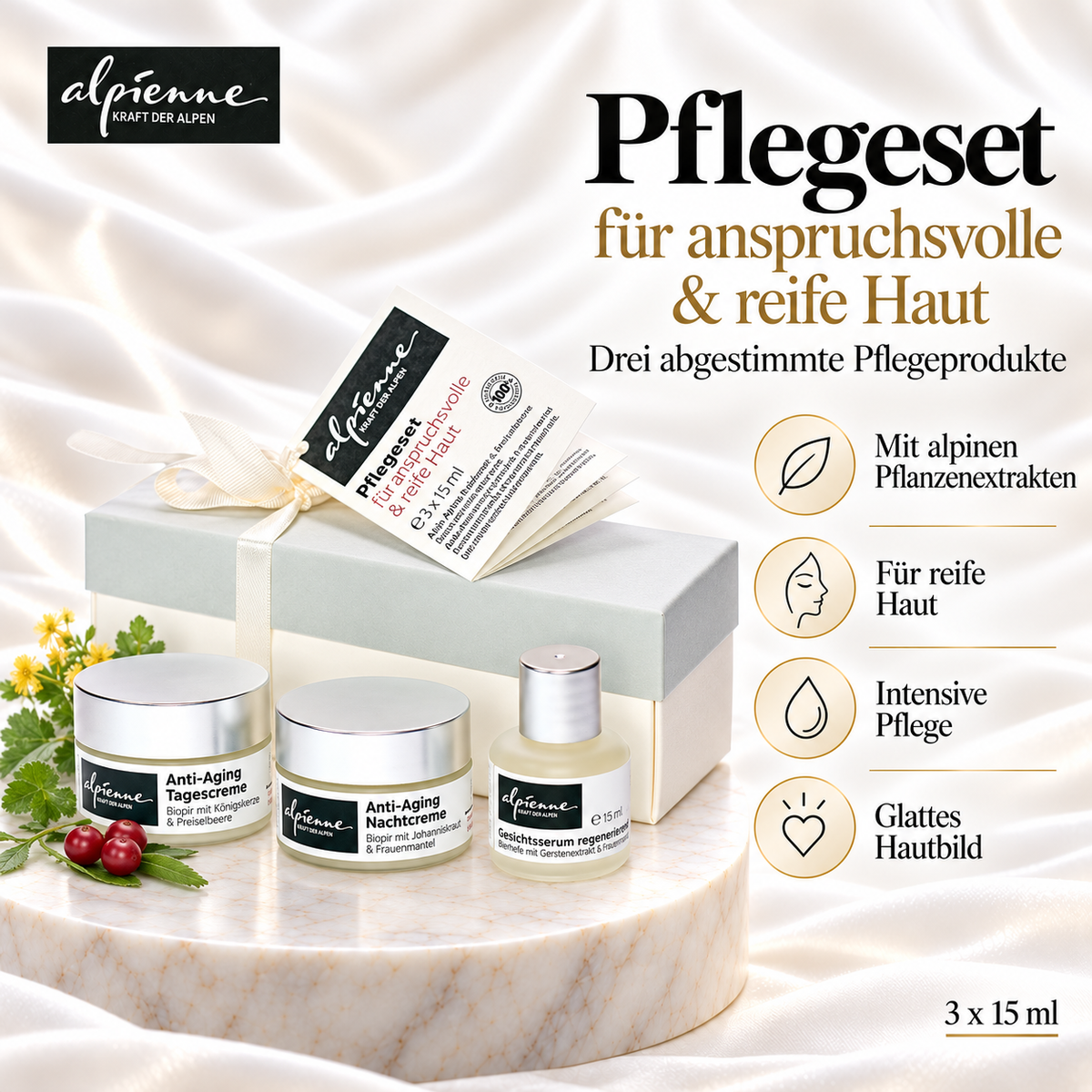 Alpienne Pflegeset für anspruchsvolle Haut