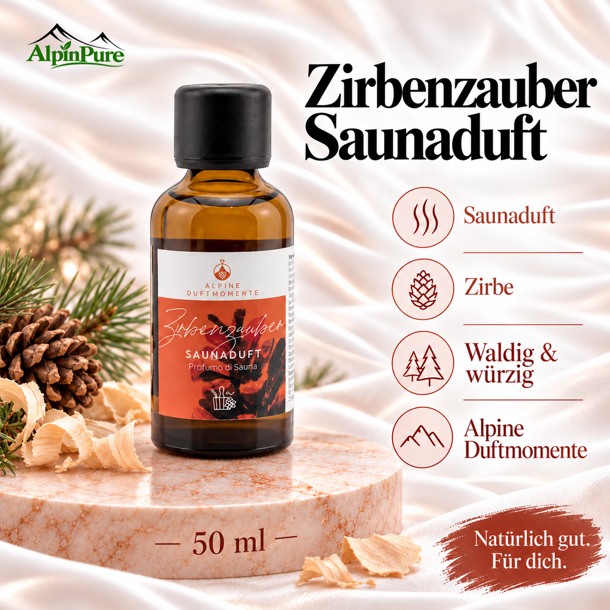Alpine Zirbenzauber Saunaduft