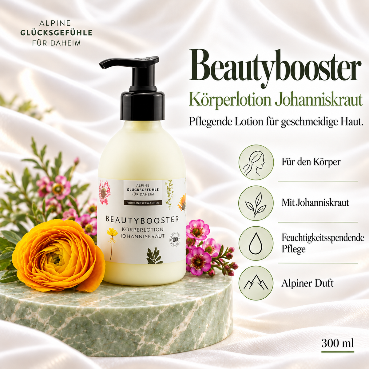 Alpine Glücksgefühle Beautybooster Körperlotion