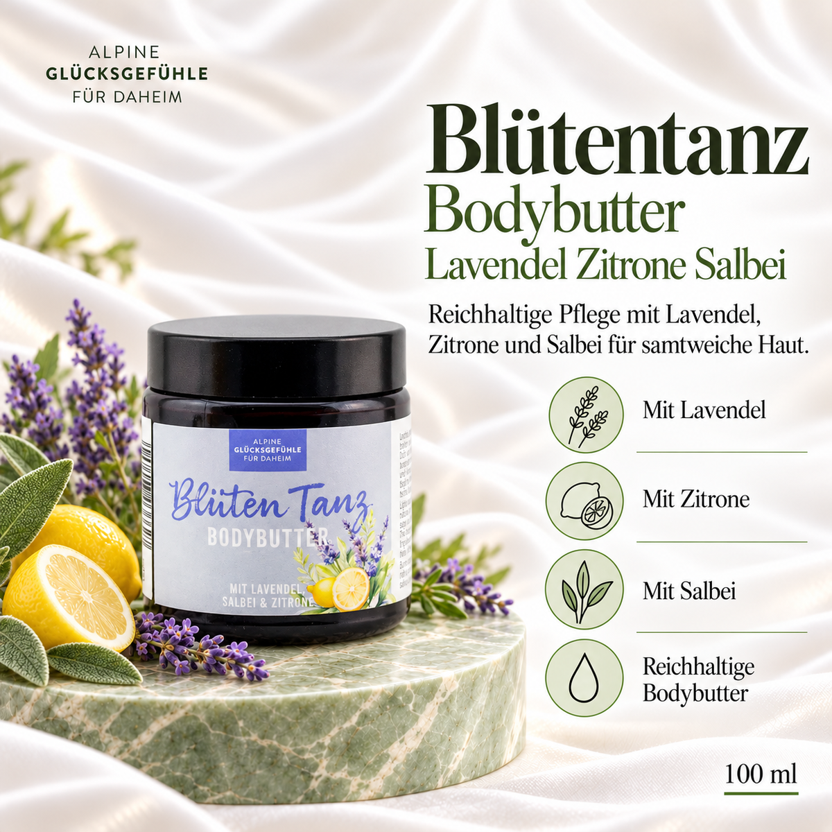 Alpine Glücksgefühle Blütentanz Bodybutter