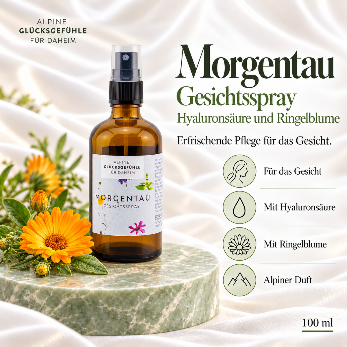 Alpine Morgentau Gesichtsspray
