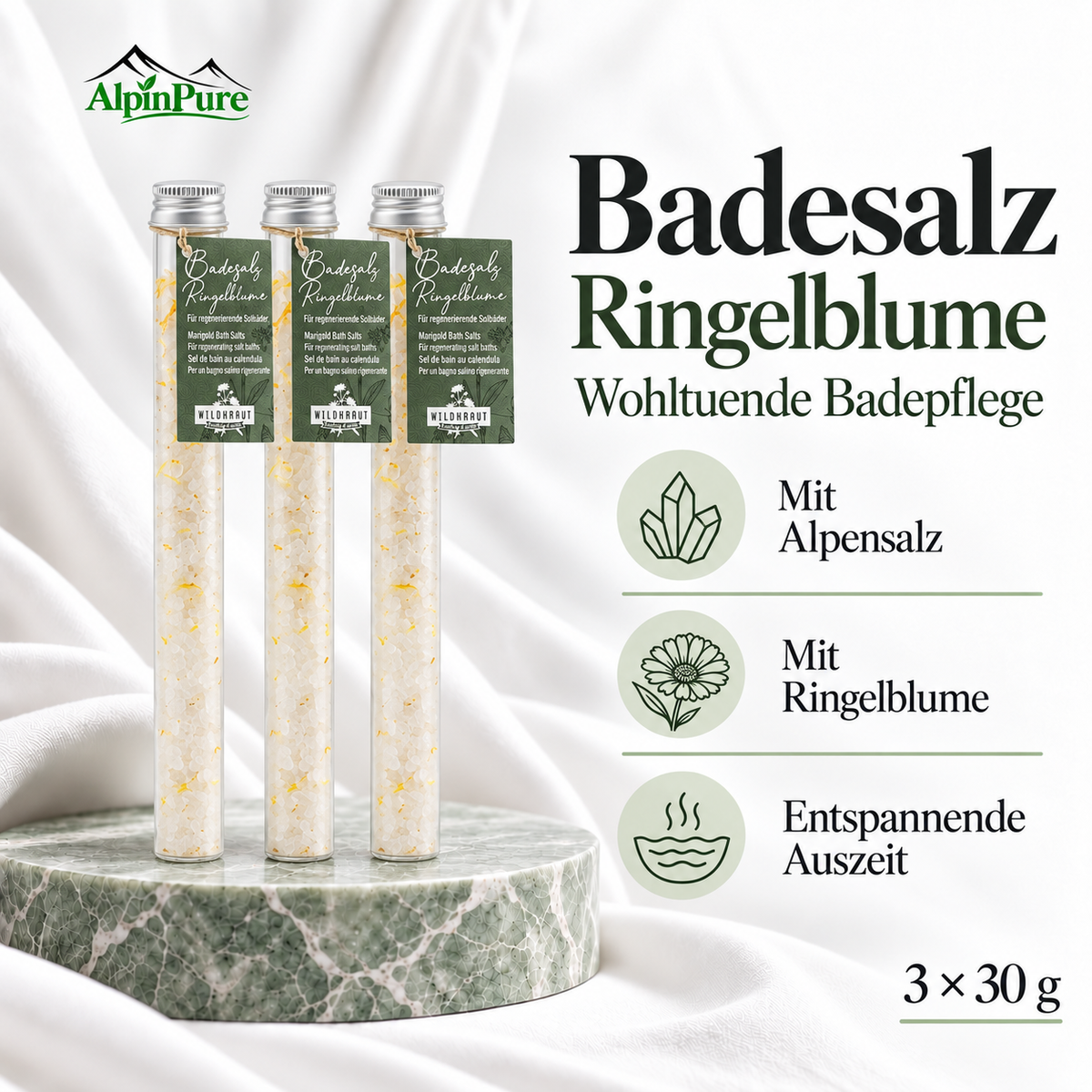 AlpinPure - Badesalz Ringelblume