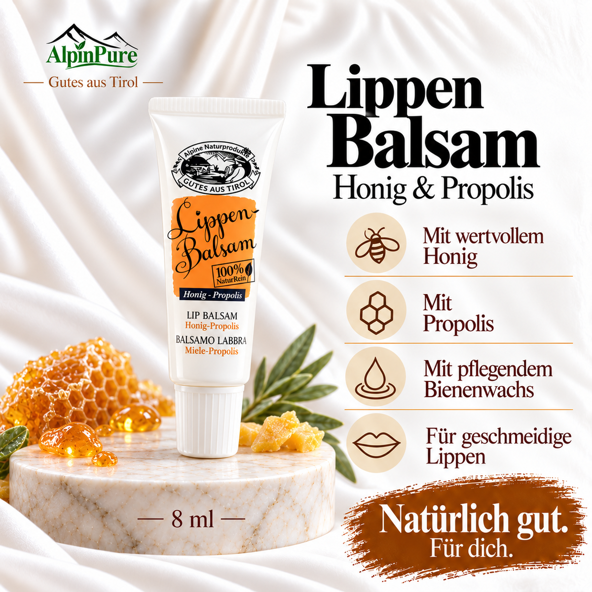 Alpine Lippenbalsam Honig Propolis