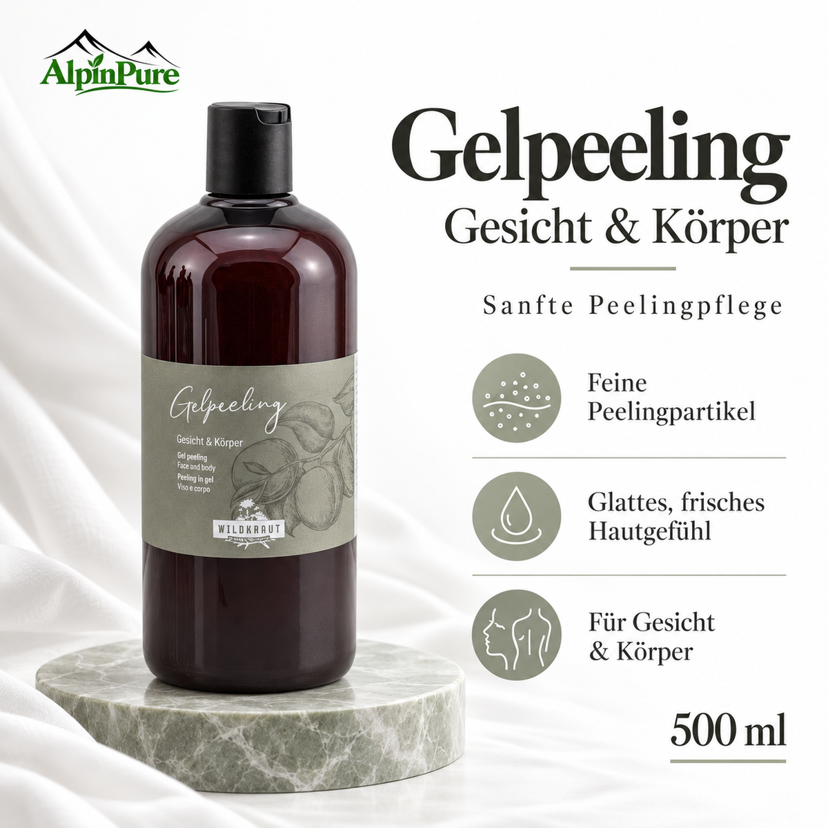 AlpinPure – Gelpeeling Gesicht & Körper