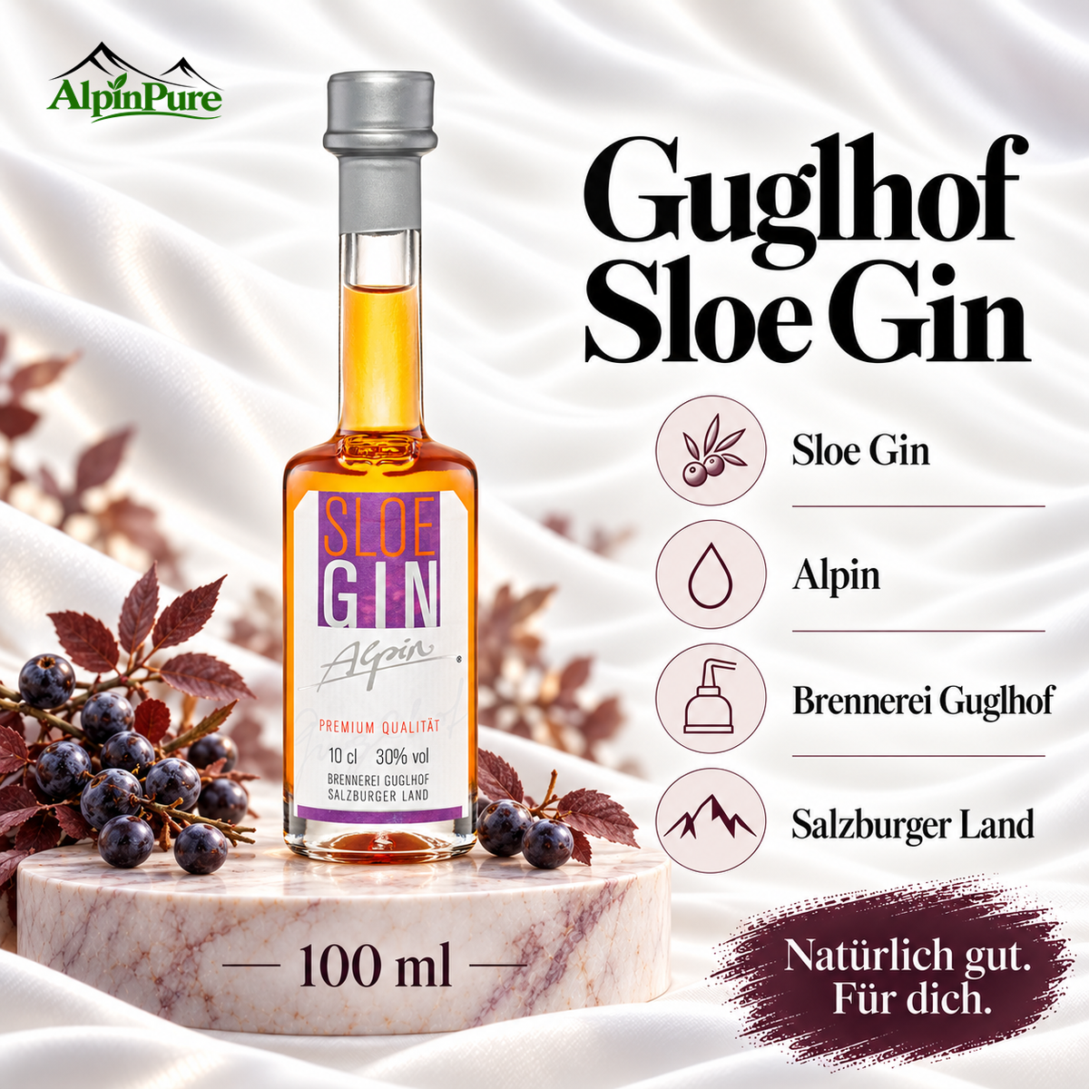 Sloe Gin Alpin 0,1L