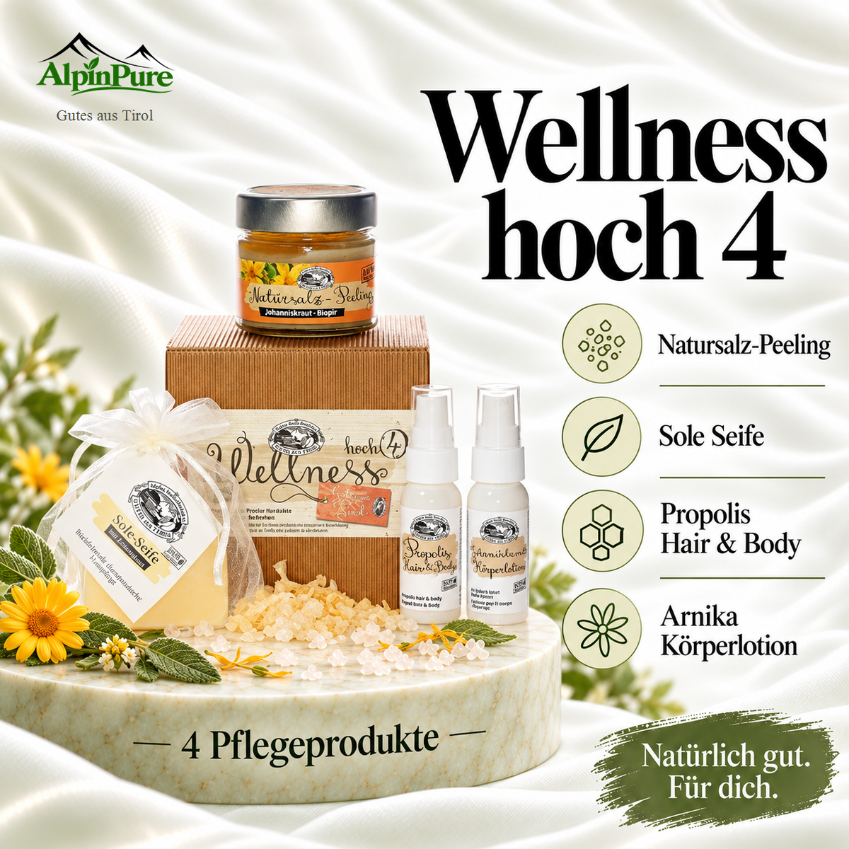 Hoch 4 Wellness Geschenkset