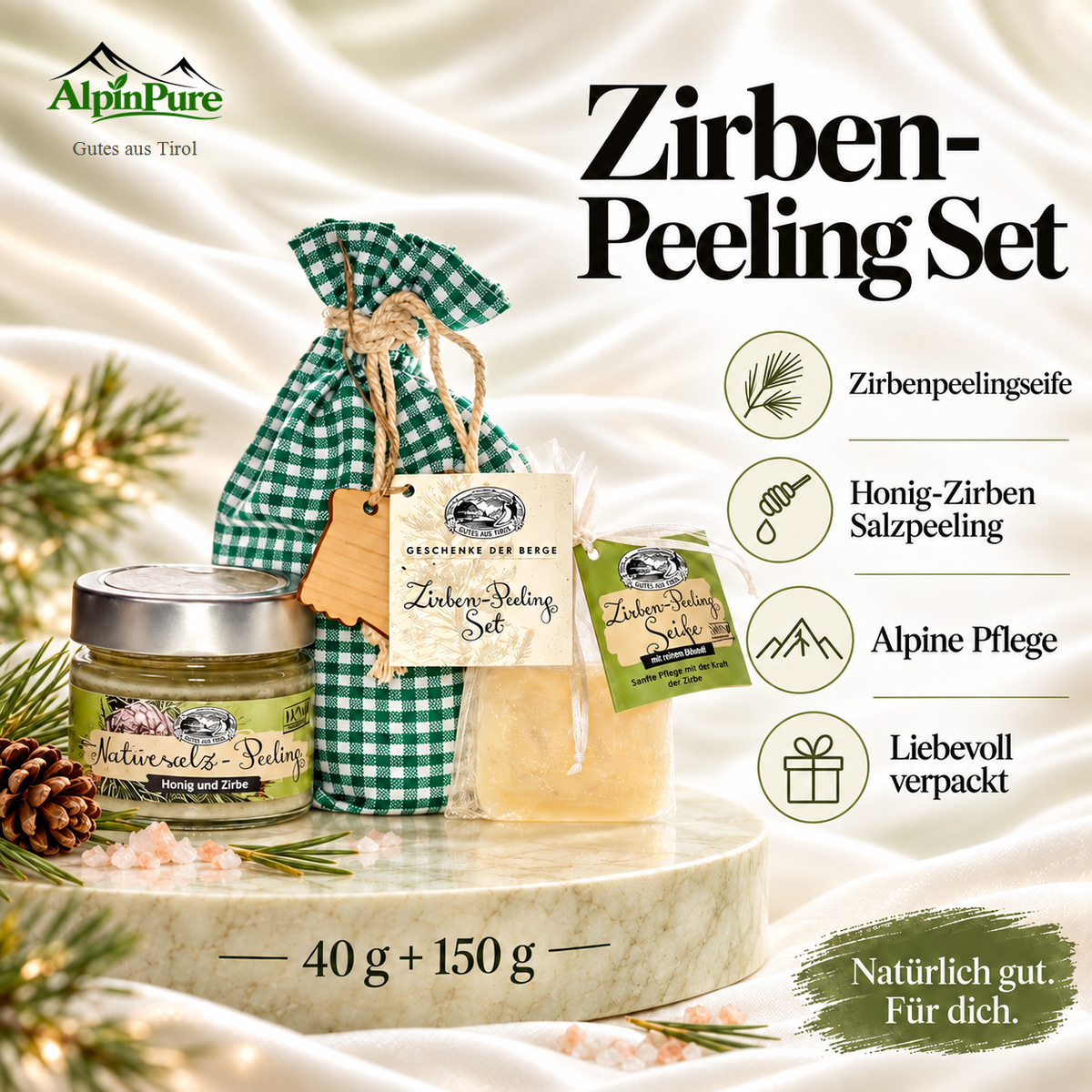 Zirben Peelingset
