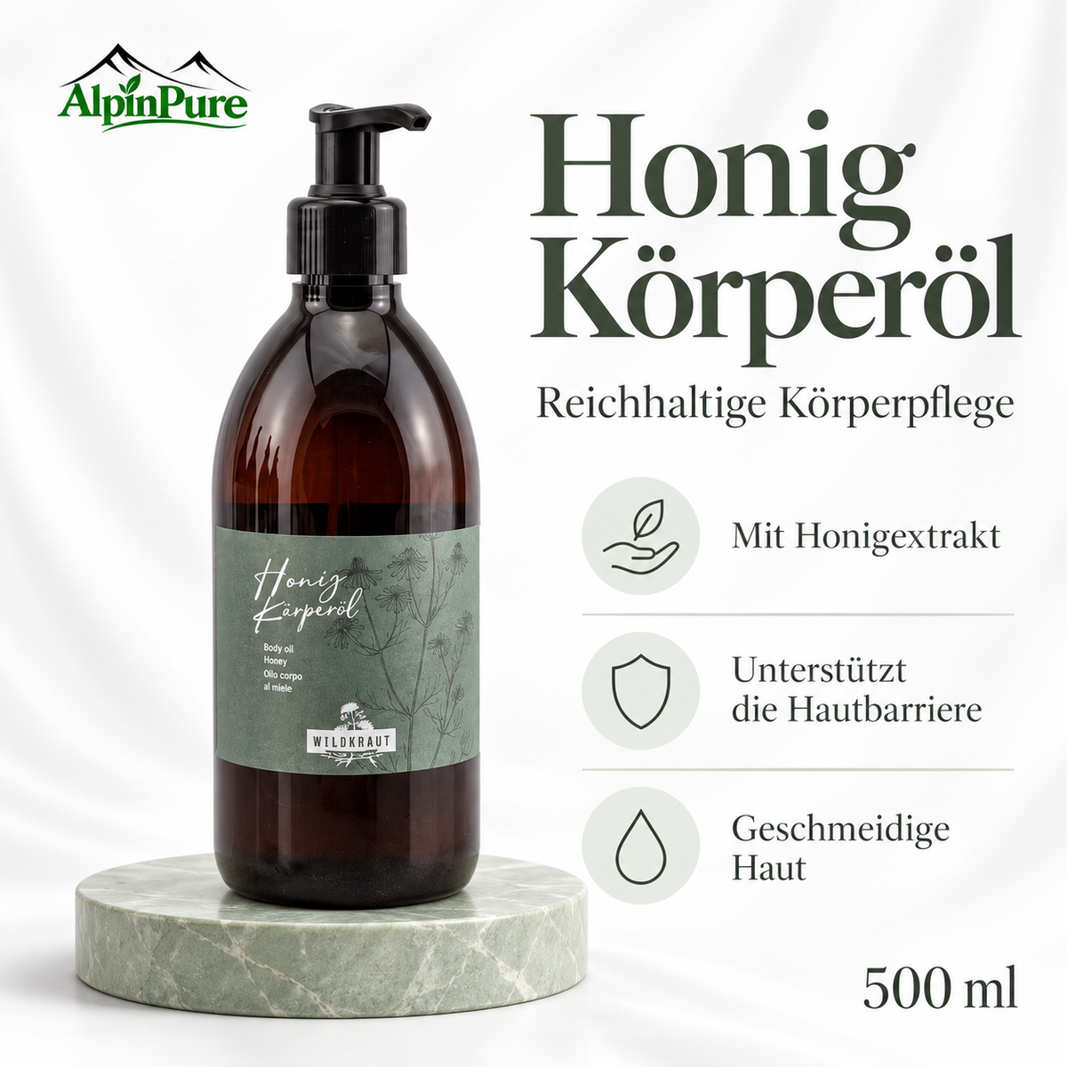 AlpinPure – Honig Körperöl