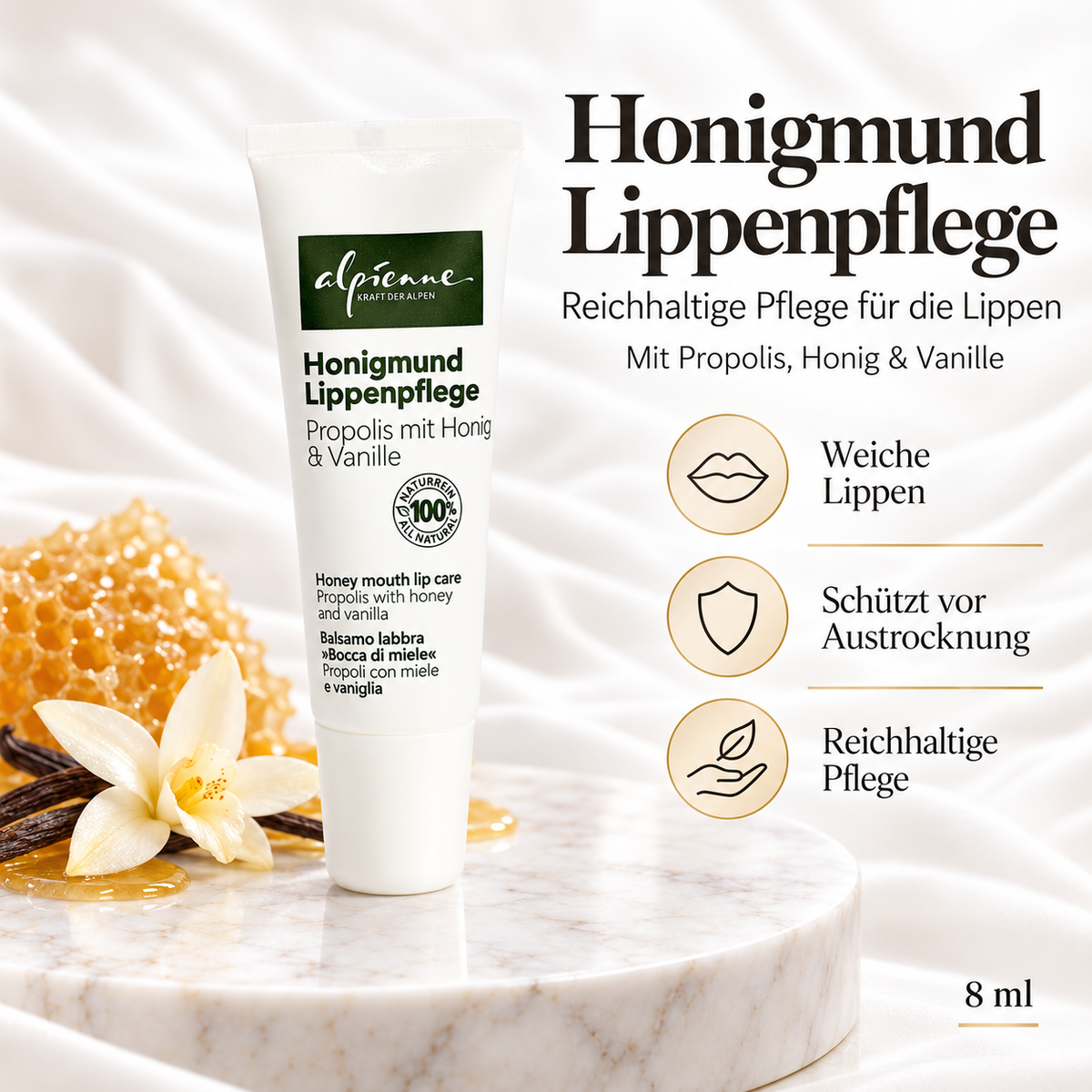 Alpienne Honigmund Lippenpflege