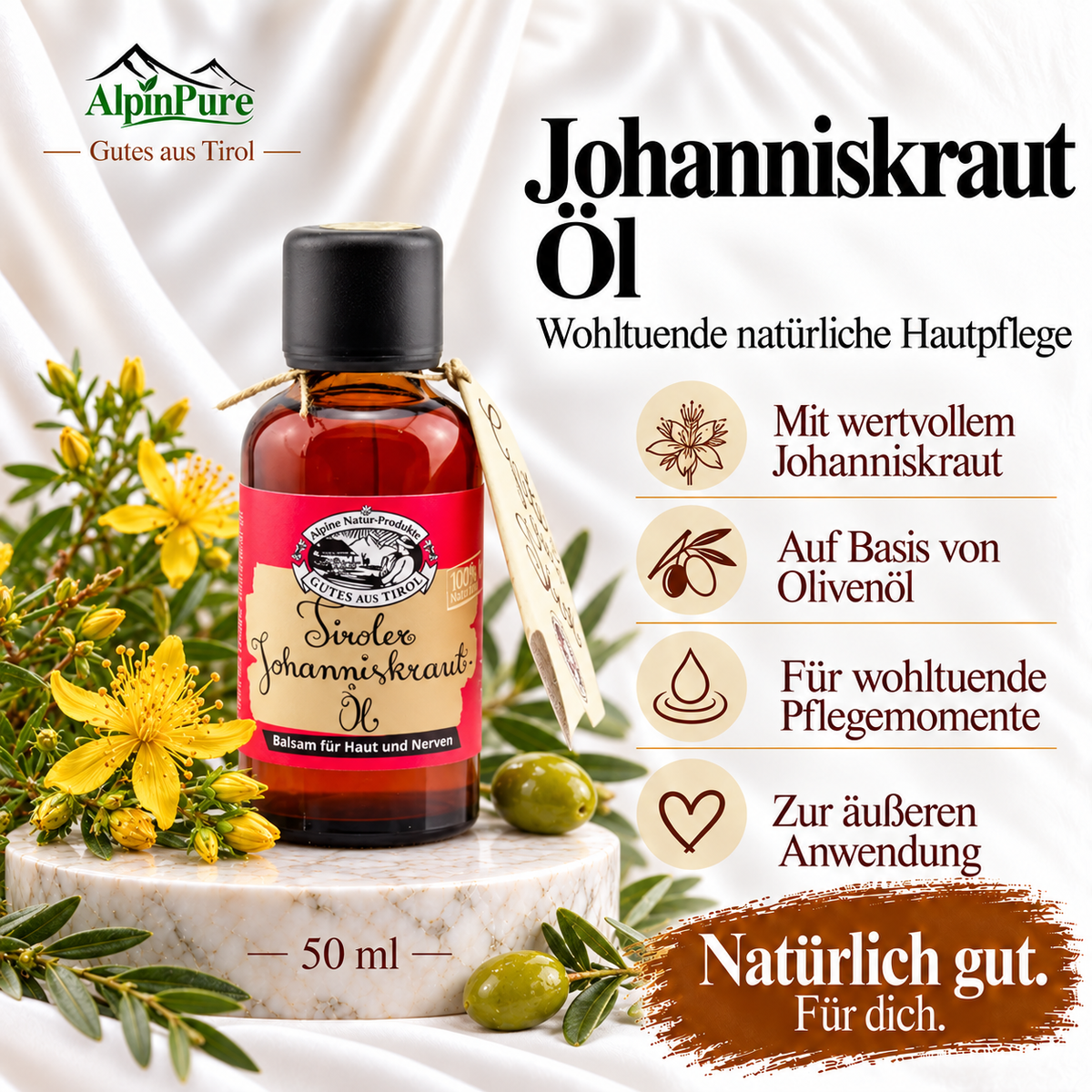 Alpine Tiroler Johanniskraut Öl