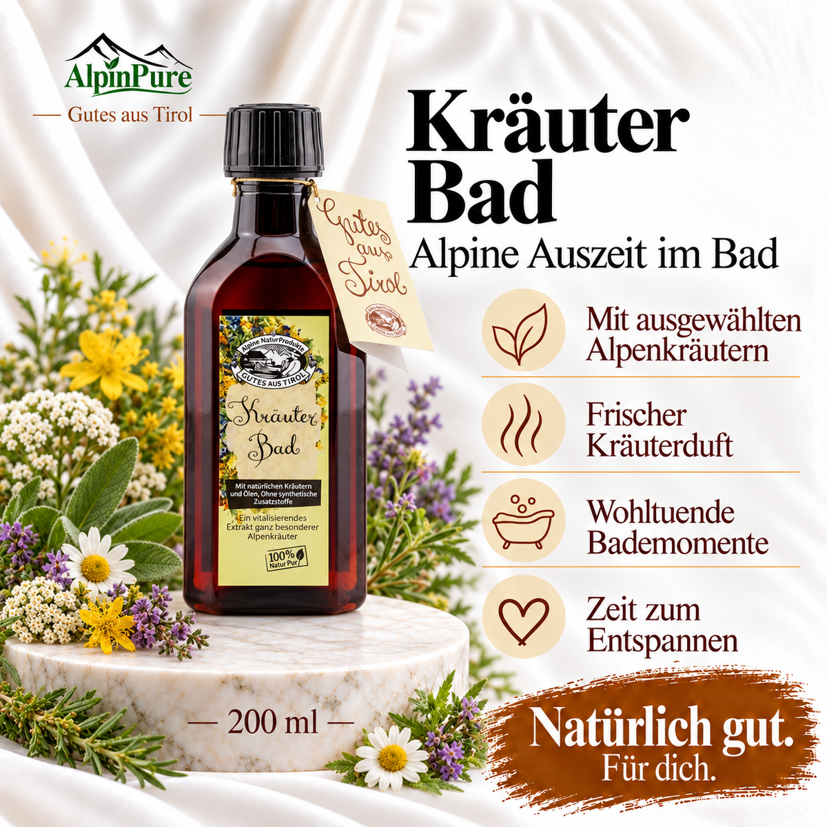 Alpine Tiroler Kräuterbad