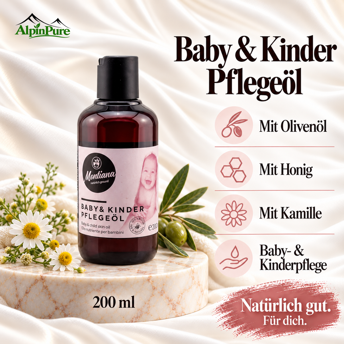 Alpine Montiana Baby & Kinder Pflegeöl