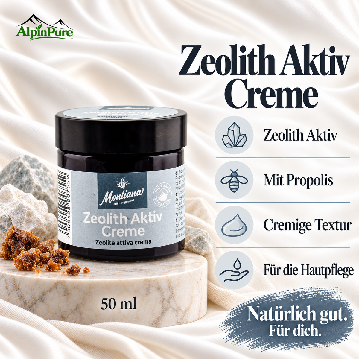 Alpine Montiana Zeolithcreme mit Propolis