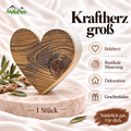 Alpine Kraft Herz aus Antikholz "groß"