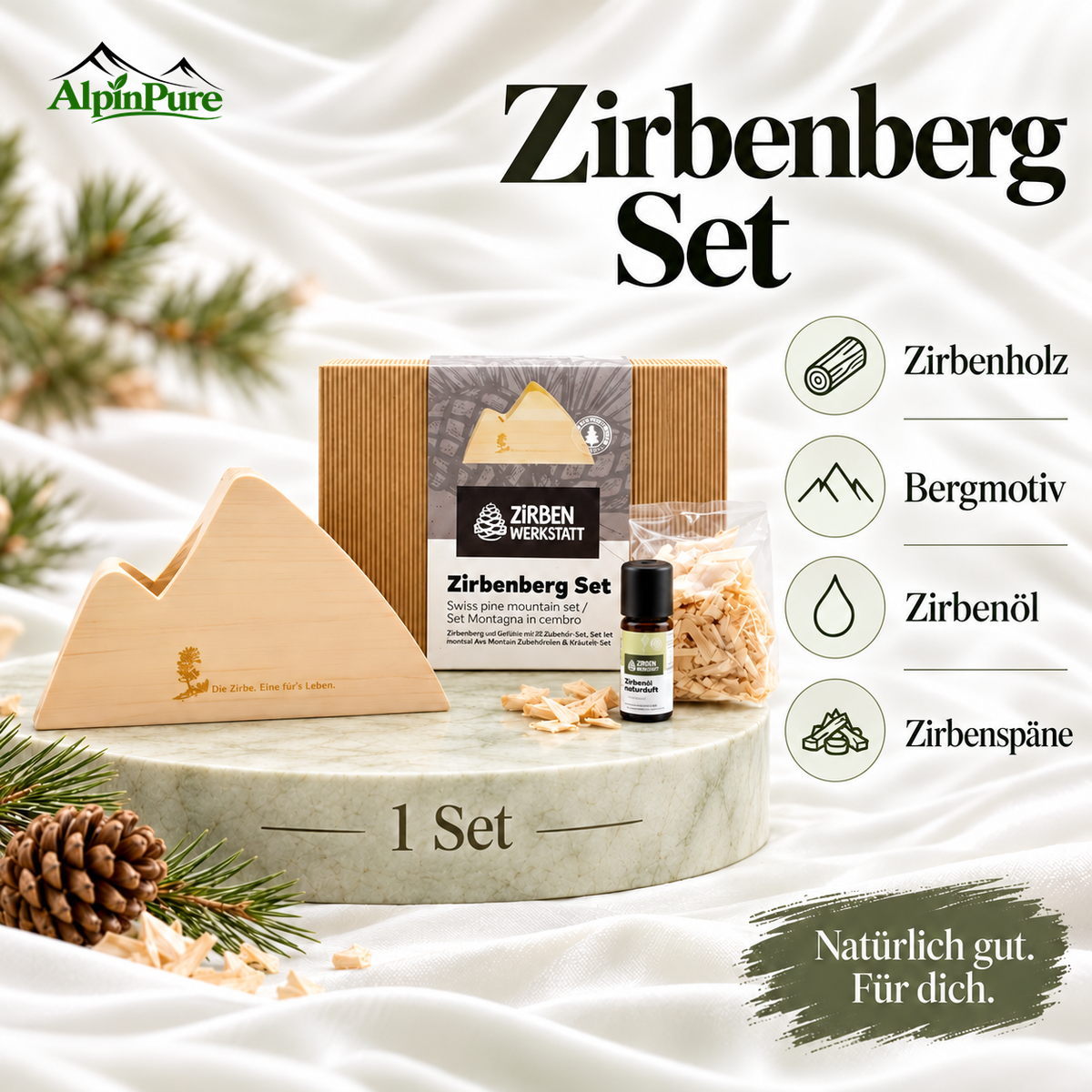 Zirben Berg Set